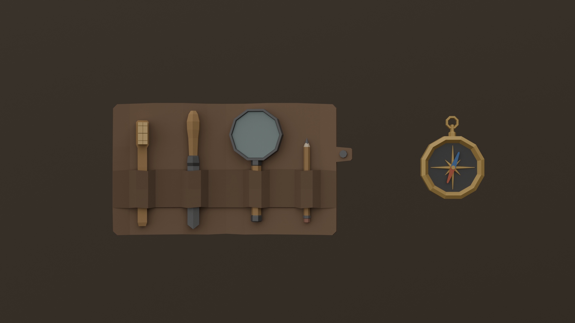 Archaeological Adventurer Tools Pack - Free 3D Models For Games