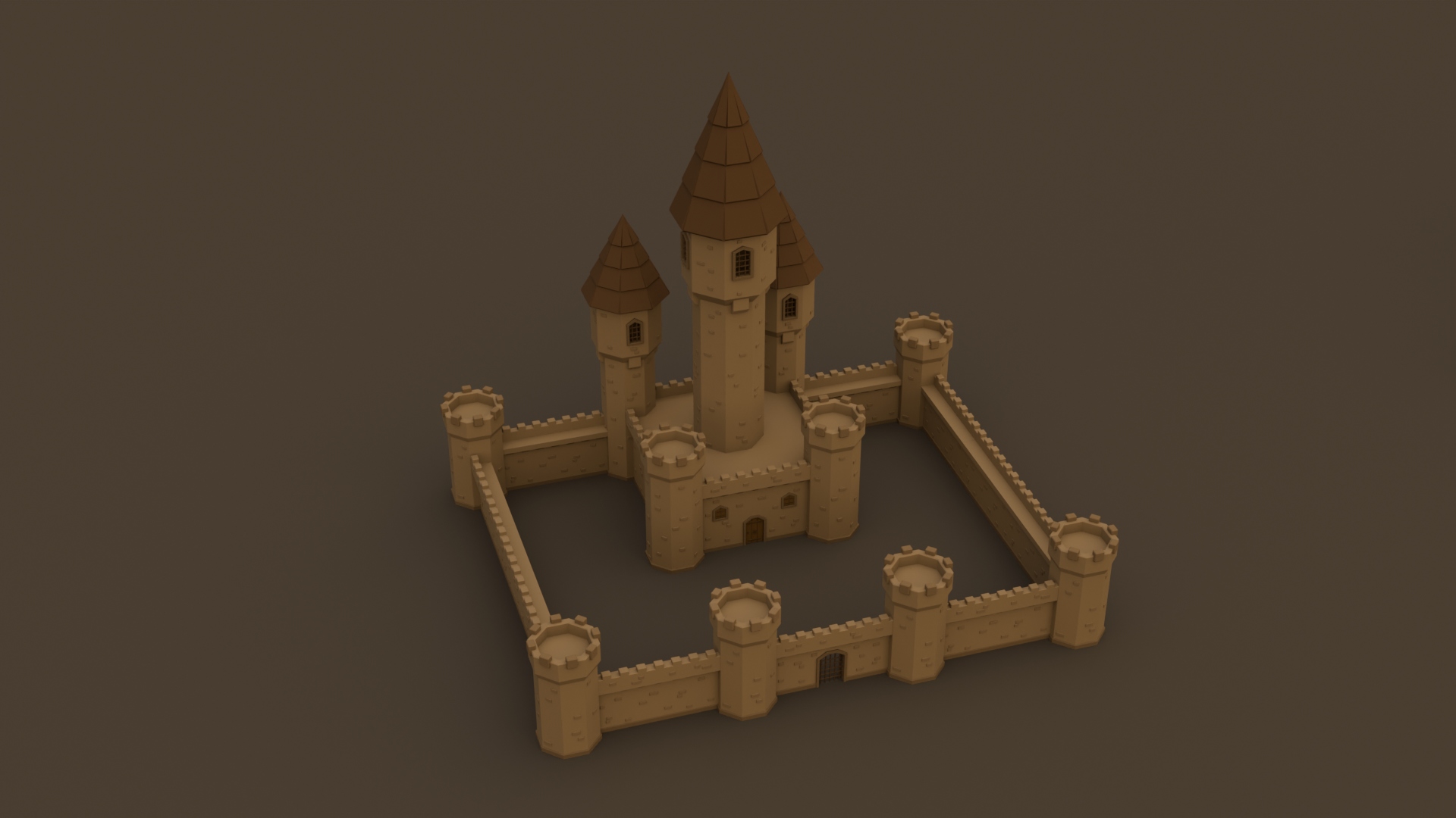 Medieval Modular Castle Pack - Free 3D Models For Games