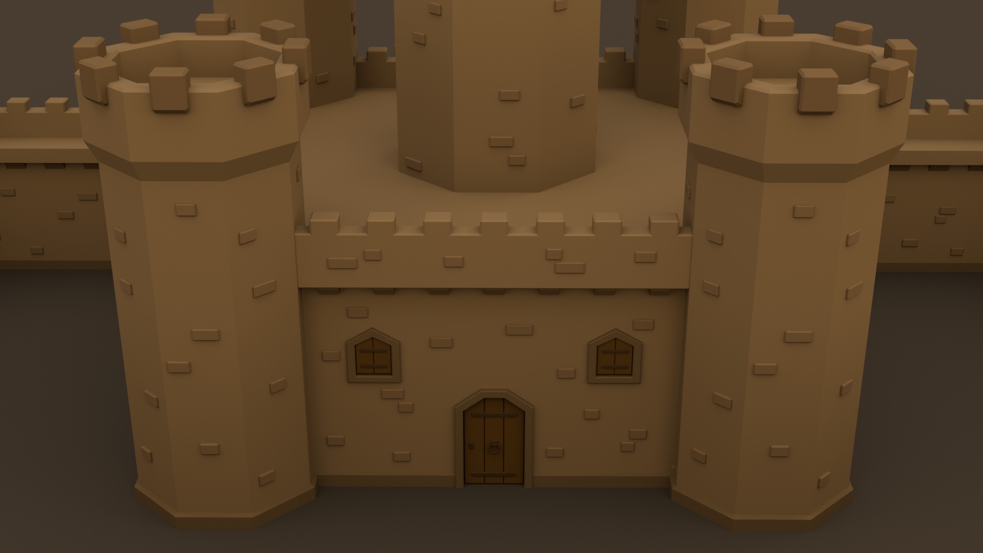 Medieval Modular Castle Pack - Free 3D Models For Games