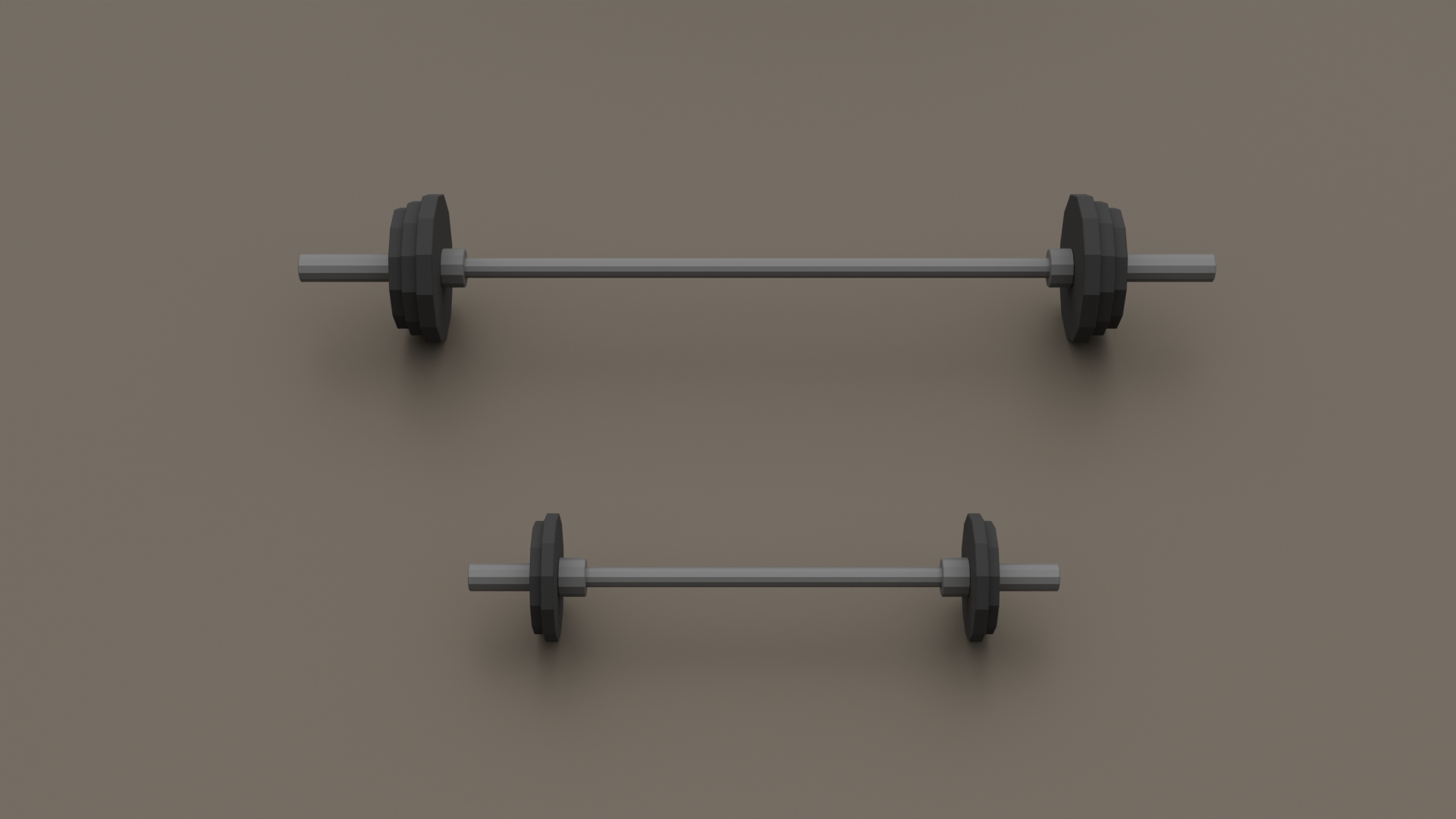 Old School Gym Equipment Pack - Free 3D Models For Games