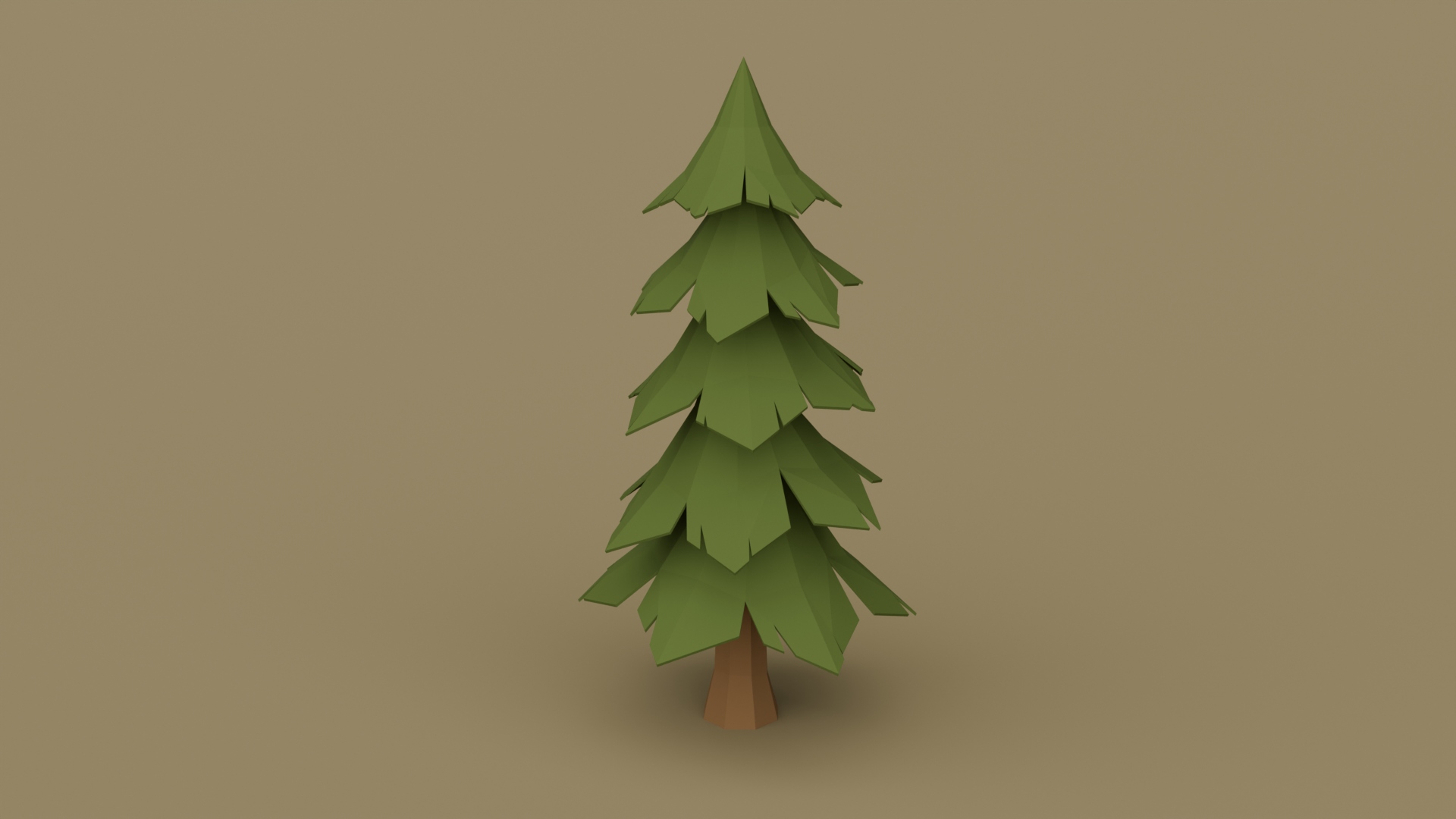 Simplified Pine Trees Pack - Free 3D Models For Games