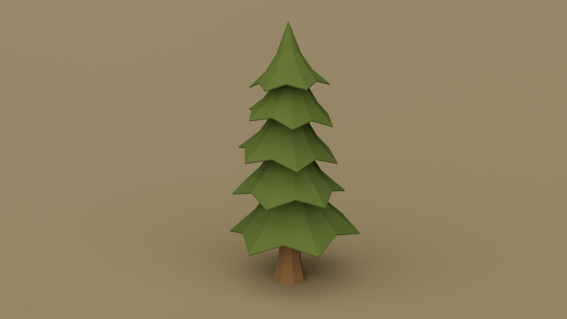 Simplified Pine Trees Pack - Free 3D Models For Games