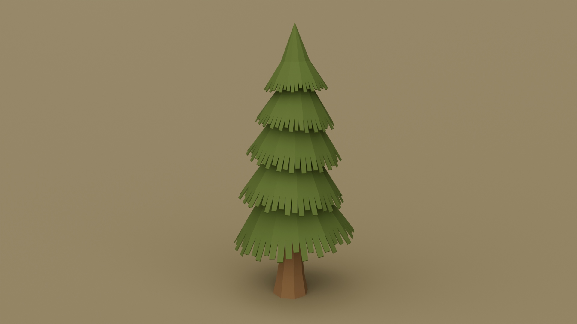 Simplified Pine Trees Pack - Free 3D Models For Games