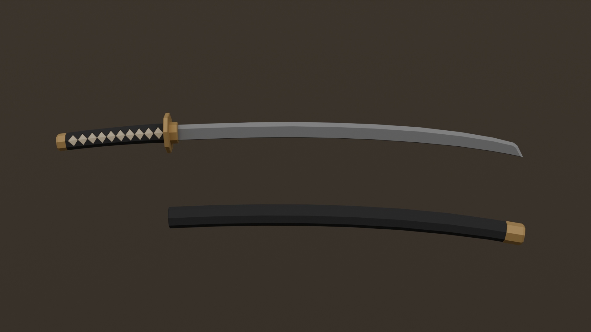 Samurai Warrior Weapons Pack - Free 3D Models For Games