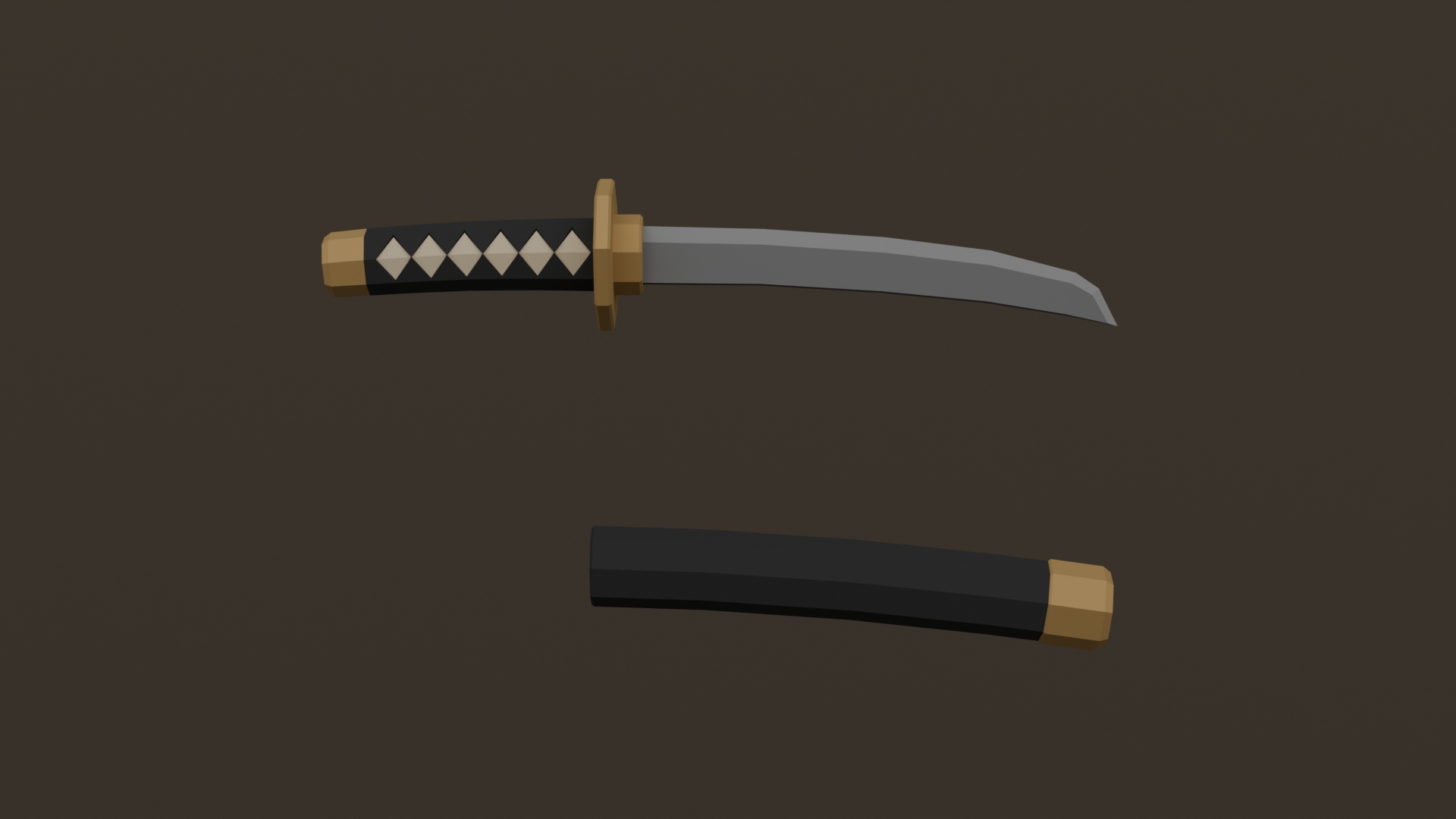 Samurai Warrior Weapons Pack - Free 3D Models For Games