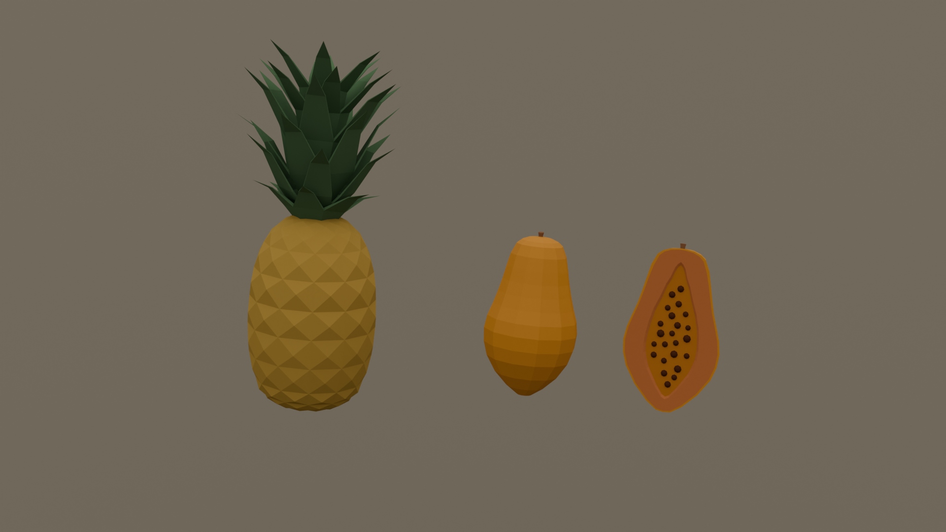 Vibrant Tropical Fruits Pack - Free 3D Models For Games