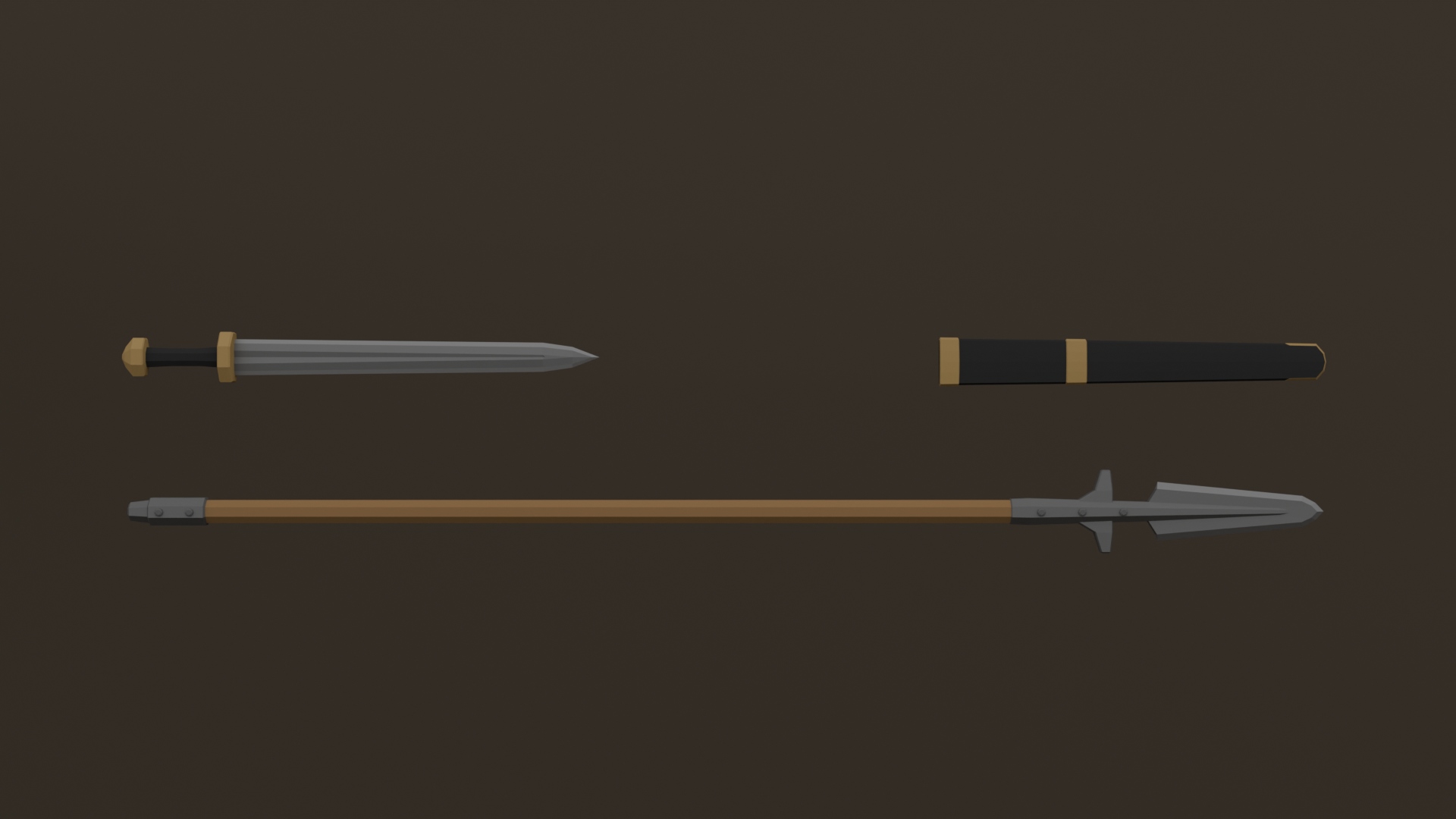 Viking Warrior Weapons Pack - Free 3D Models For Games